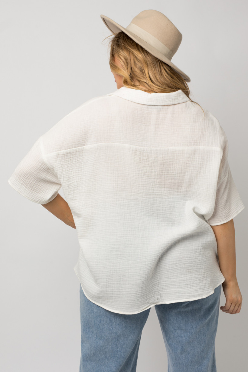 White loose blouse 5